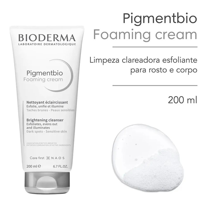Blanqueador de imperfecciones Bioderma Pigmentbio Skin, 200 ml, espuma sensible