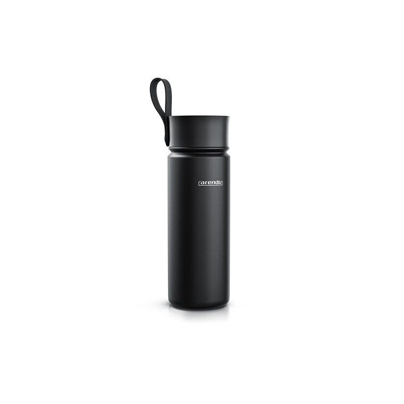 Arendo - Water Bottle 550 ml Stainless Steel - Double-Walled