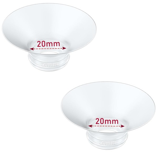 IVARONAL Flange Insert 2PCS 20mm Compatible with Momcozy M9/M6/M5/S12 Pro/V1