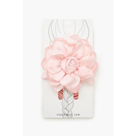 FOREVER 21 Pretty Pink Floral Peony Flower design Hair accessory Women's Fashion Hair Tie