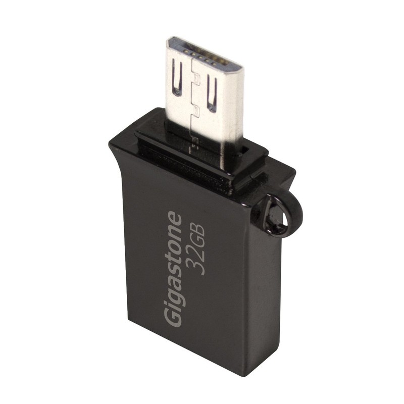 Gigastone 32GB USB 3.0 Flash Drive OTG with USB and
