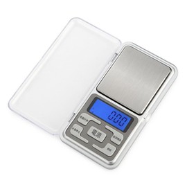 YFFSFDC Pocket Scale, 0.01 g Unit, 17.6 oz (500 g), Digital Scale, High Precision, Portable Type Scale, Commercial Use, Measuring Balance, Portable, Convenient, Compact, Japanese Buttons, Japanese Instruction Manual Included