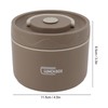 gernie Insulated Style, Dark Coffee Thermal Lunch Box, 550ml Portable