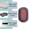2 Pack Travel Soap Container Black and White, Plastic Soap