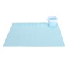 Silicone Painting Mat with Water Cup Washable Protruding Scale Line