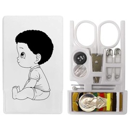 'Cute Sitting Boy' Mini Travel Sewing Kit (SE00036542)
