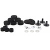 21PCS Drum Set Cymbal Anti-Skid Felt Pad Sleeve Disc Nut