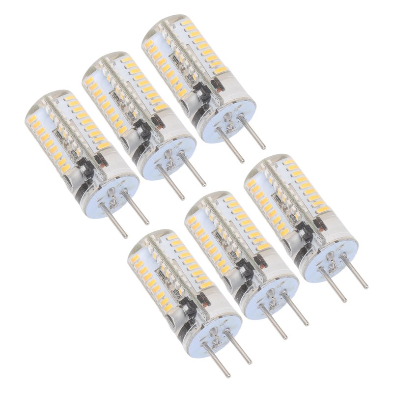 6Pcs GY6.35 LED Bulbs 5W AC 12V Warm White 2700
