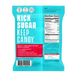 SmartSweets Sweet Fish, Candy with Low Sugar (3g), Low Calorie(100), Plant-Based, Free From Sugar Alcohols, No Artificial Colors or Sweeteners, 1.8oz. (Pack of 6)
