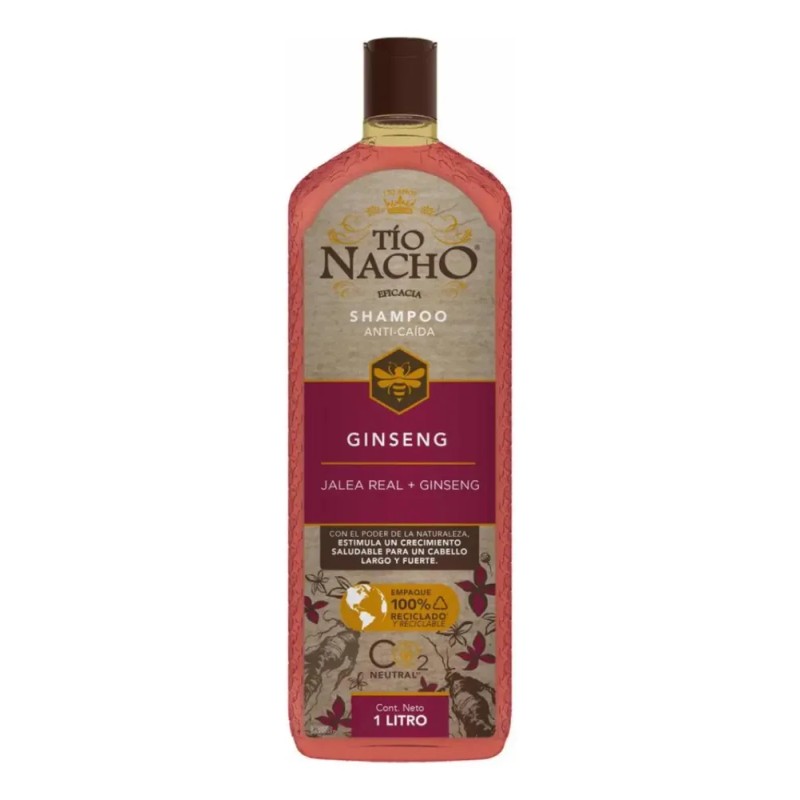 Shampoo Tío Nacho Ginseng Anti Caída 950 Ml