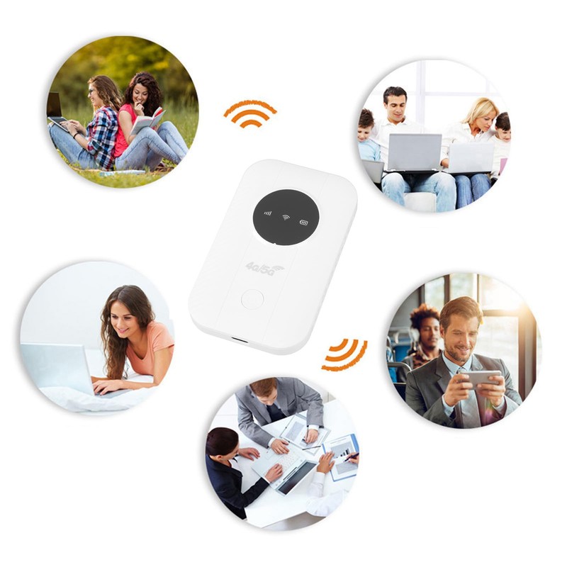 5G Router with Sim Card Slot, 300Mbps Mobile Hotspot Connect