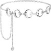 Weenkeey Moon Waist Chain Fashion Metal Chain Belt Adjustable Body