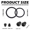 UPIQNG Stethoscope Ear Tips and Diaphragm,Stethoscope Replacement Accessories Universal Stethoscope