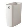 Rectangle Trash Can Ultra Thin Plastic Small Trash Basket Bathroom