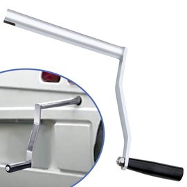 Lesiyou Crank Handle, Tent Camper Crank Handle Compatible with Coleman/Fleetwood Pop-up Camper, Iron Pop Up Camper Crank, 8" Camper Replacement Crank Round Mouth