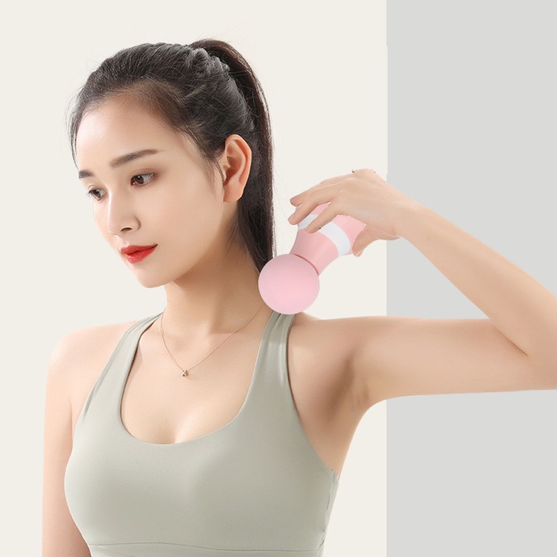 Mini Hand Held Massager Muscle Relaxation Circular Cordless Fascia Vibration