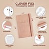 Clever Fox Password Book – Alphabetized Internet Address & Password