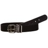 Playshoes Kids Elastic with Genuine Leather Girl's Belt Black 75