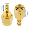 POBADY 10 Piezas Conectores SMA de 50 Ohmios SMA Conector