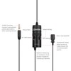 BOYA BY-M1 Pro Omni-Directional Lavalier Microphone Single Head Clip-on Condenser