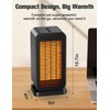 BALKO Space Heater, Portable Electric Heaters for Indoor Use with