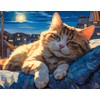 100 Piece Puzzles for Kids, Sleepy Cat 100 Piece Puzzles