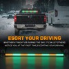XRIDONSEN 35 inch Traffic Advisor Light Bar 144 LED Green
