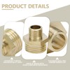 Bwintech 2 Pcs 1/8" Male to 1/4" Male BSP Thread