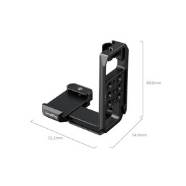 SMALLRIG Vertical Mount Plate for Cage, Built in 1/4''-20 Thread and Baseplate for Arca-Type, L Bracket Switching Grip for Tripods, for DJI RS 4 Pro/RS 4 Mini/RS 4 / RS 3 Pro / RS3 / RS2-5594