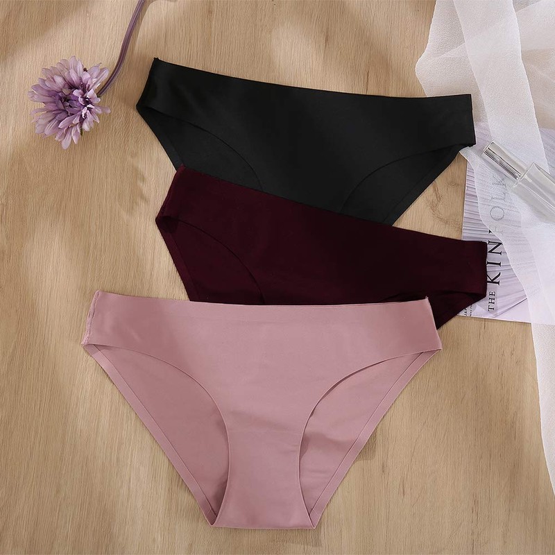 FINETOO 6 Pack Women’s Seamless Hipster Underwear No Show Panties