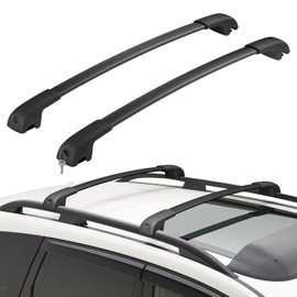 HmmtyRack 220lbs Roof Rack Cross Bars Fit for Volkswagen Tiguan 2018-2024 & Taos 2022-2024, Heavy Duty Anti-Theft Lockbale Aluminum Roof Rails Crossbars Rooftop Cargo Bars Luggage Racks Carrier