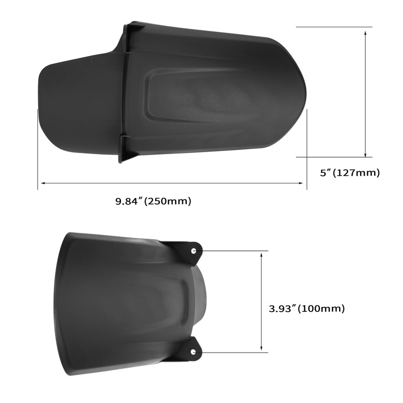 RUTU Rear Fender for Sur ron,Electric Motorcycle Rear Wheel Mudguard,Rear