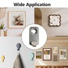 Runseaway 12PCS J-Shape Wall Mount Hooks, Stainless Steel J Hook,