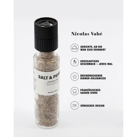 Nicolas Vahe Salt/Pepper Mix, Ceramic Salt and Pepper Mill, Danish Design with Gourmet Flair
