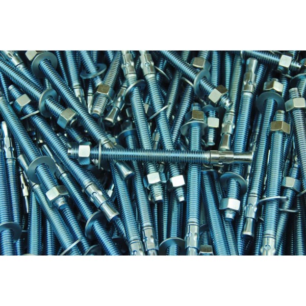Lexar Industrial (30) Concrete Wedge Anchor Bolts 3/8 x 5