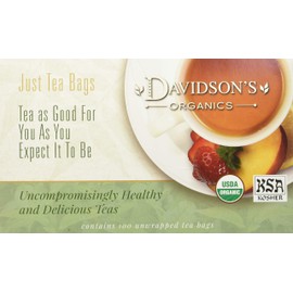 Davidson's Organics, Irish Breakfast, 100-count Unwrapped Tea Bags