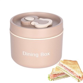 Thermal Containers for Hot Food | Thermal Hot Lunch Jar with Spoon,Large Capacity Lunch Box, Handle Design Leakproof Snack Container for Picnic, Fishing, Hiking
