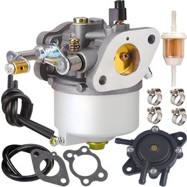 295cc Carburetor + Fuel Pump+Fuel Line (With gasket) for EZ-GO Marathon Medalist TXT 4-Cycle Golf Carts 1991-up with 295cc Engines 26645-G01, 26645-G03, 26645-G04, 72558-G02, 72558-G03, 26726-G01, 267