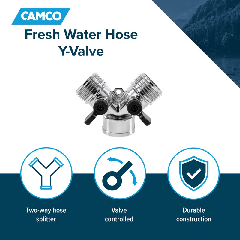 Camco Fresh Water Hose Wye Valve (20114)
