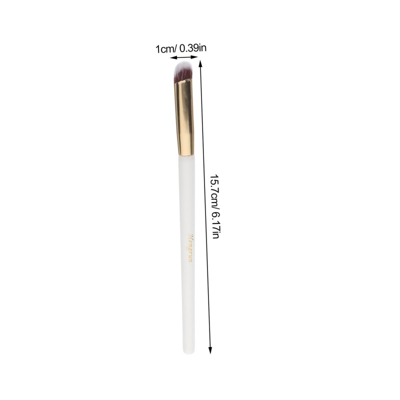 Baluue 10pcs Angled Concealer Brushes Eye Makeup Brushes for Smooth
