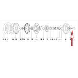 Torque Converter O-Ring, Compatible with Chrysler 45RFE, A518 TO-25-15/ CH-O-8V