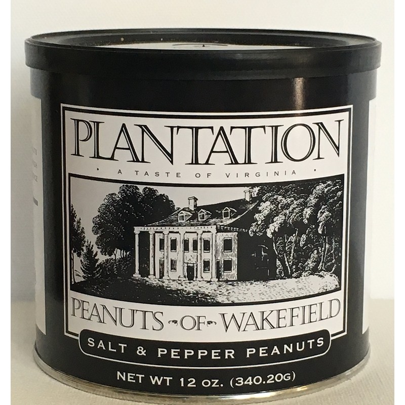 Salt & Pepper Peanuts - 12 ounce tin