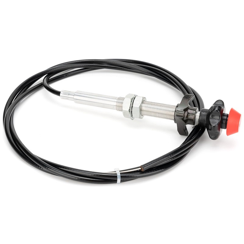 Qagea 55204 Control Cables with 2 in Black Knob, Locking