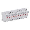 RT18‑32X Miniature Rail Mounted Fuse Holder Base with LED Indicator