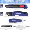 WORKPRO Folding Box Cutter Retractable Utility Knife Quick Razor Knife