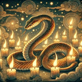 2025 Chinese New Year - Year of the Wood Snake - 4x6 Glossy Printed Photo