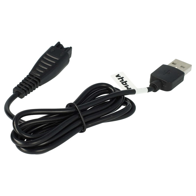 vhbw Charging Cable Compatible with Panasonic ER-GC20, ES-GA20, ES-GA21, ES-LA10,