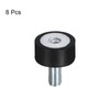 sourcing map Rubber Mounts 8pcs M5 Male/Female Vibration Isolator Shock
