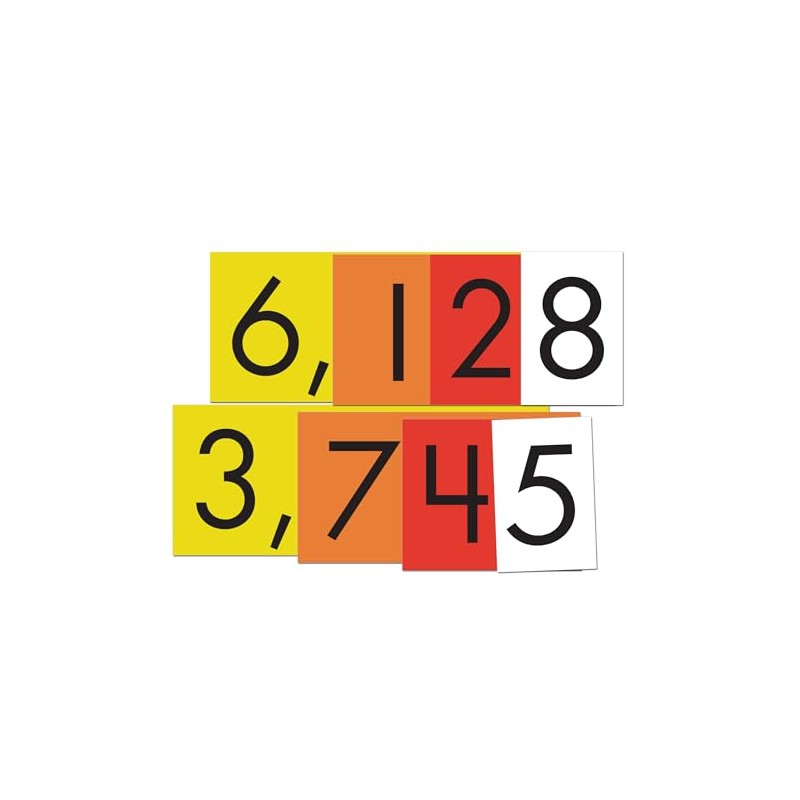 Sensational Math - 4-Value Whole Numbers Place Value Cards Set
