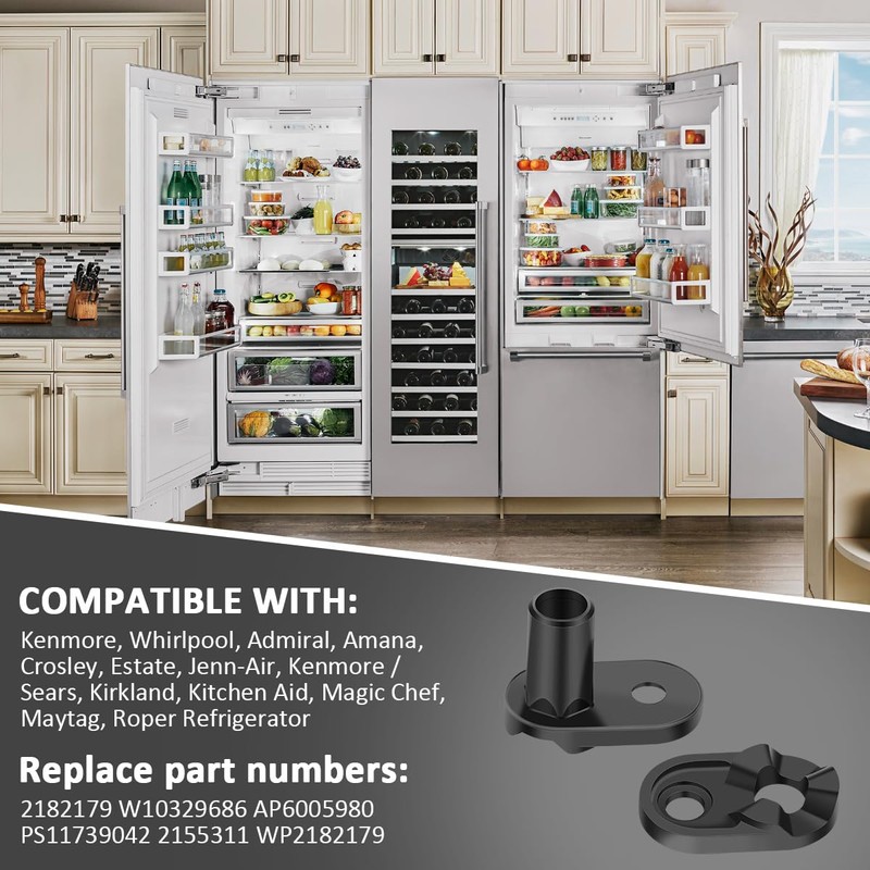 NOOTO 2182179 Refrigerator Door Cam Kit for Whirlpool Kenmore Admiral